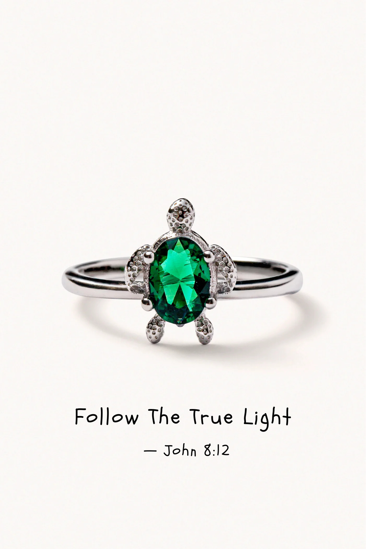 Follow The True Light Sea Turtle - Ring