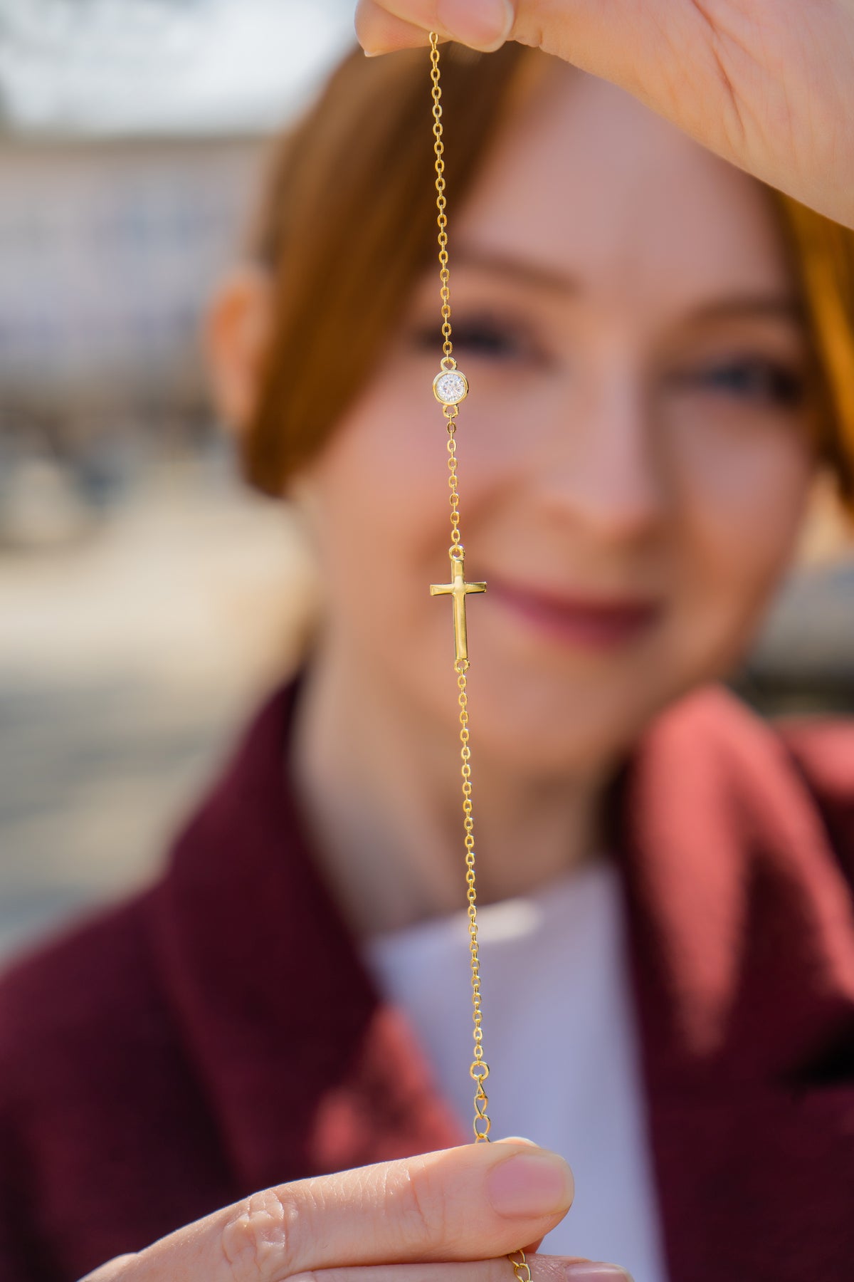 Let It Shine – Cross Bracelet
