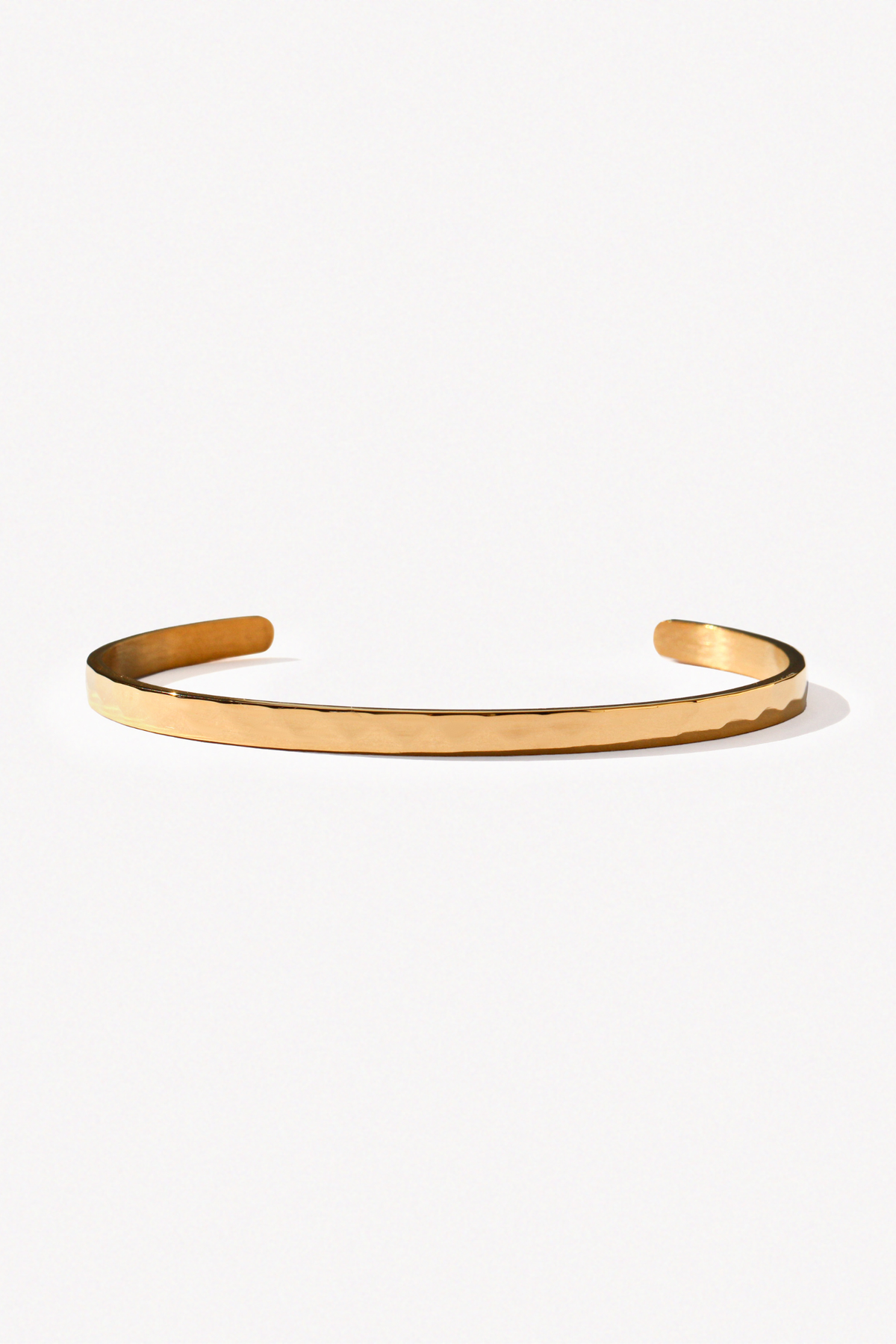 Hammered Verse Bangle - "God is within her she will not fail"