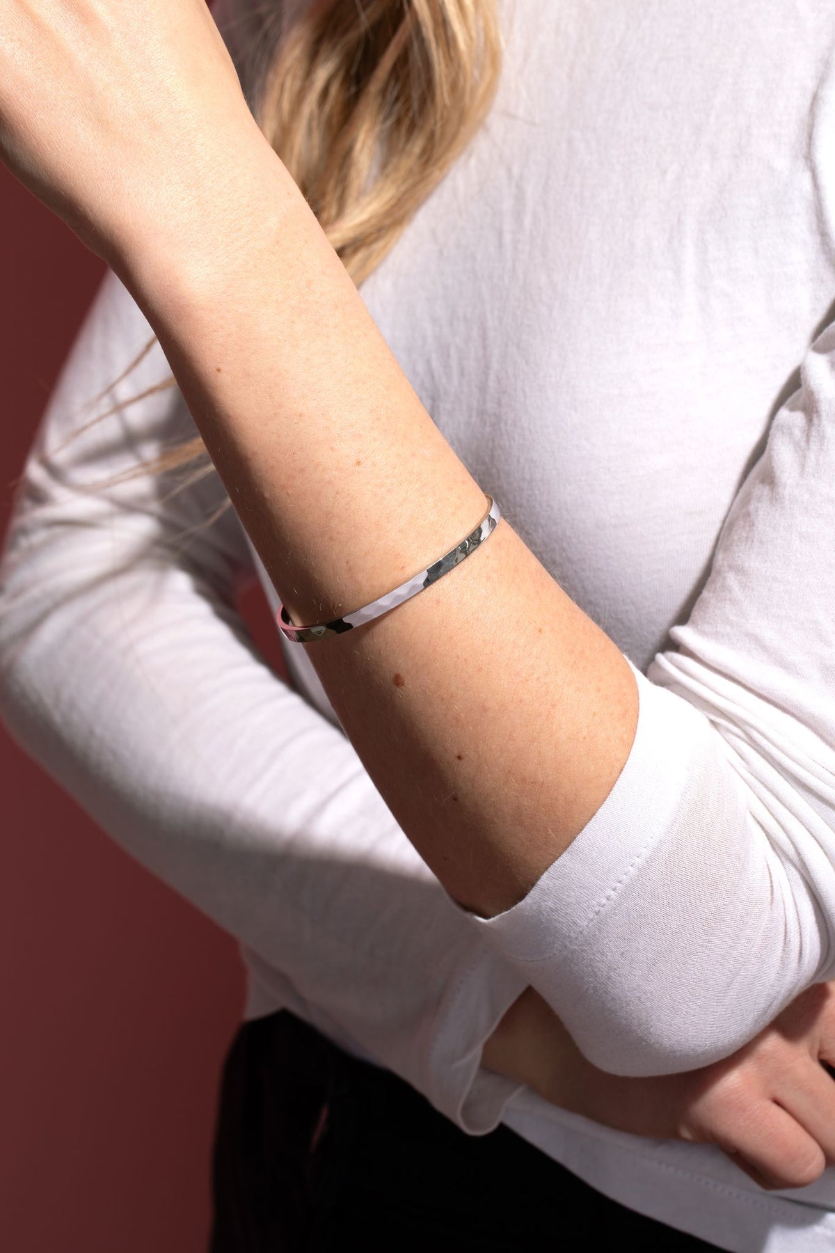 "God is within her she will not fail" -Hammered Bangle